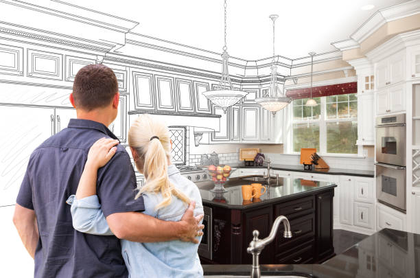 Professional Cabinet Installation technician working in Cleveland, WI